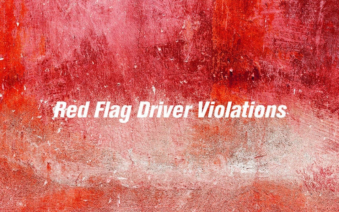 “Red Flag” Driver Violations International Truck, Lease/Rental, IC