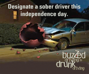 4th of July Drunk Driving Prevention Campaign