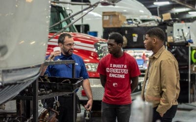 McGavock Highschool Transportation & Diesel Academy Students Job Shadow at Cumberland International Trucks