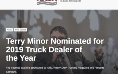 Terry Minor and Cumberland Featured on NADA Website for ATD’s 2019 Truck Dealer of the Year Nomination